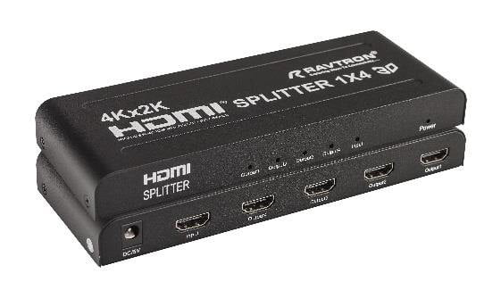 RAVTRON HDMI Splitter 1X4 Support 4K 30Hz - RAVTRON